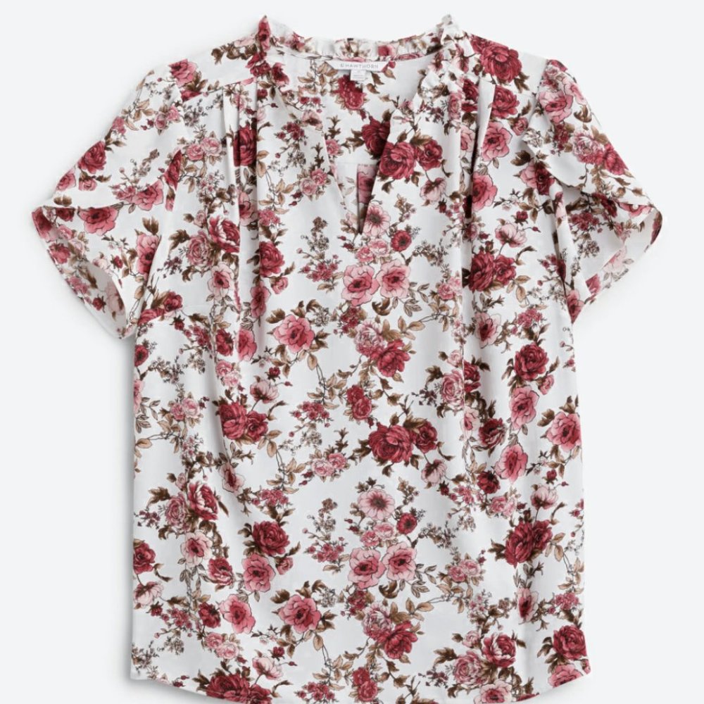 Tiffiny Tulip Sleeve Blouse